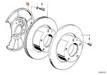 Original BMW E36 Brake Dust Shield Plat Rem DEPAN KANAN 34111158986 - Image 5