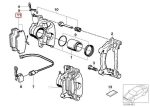 Original BMW E30 318i M40 Brake pads Kampas Rem Depan - Image 5