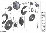 Original MINI Clubman F54 JCW Performance Big Brake Kit Rem Sport Red - Image 3