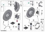 Original BMW F85 X5M F86 X6M Sport Brake pads Kampas Rem Depan - Image 4