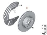 Original BMW E83 X3 Brake Disc Piringan Rem Cakram Depan 34113400151 - Image 5