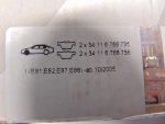 Original BMW E81 E82 E87 E88 118i 120i Brake pads Kampas Rem Depan - Image 3