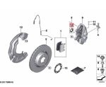 Original BMW F87 M2 F80 M3 F82 F83 M4 Brake Caliper Seal Karet Kaliper Roda Depan Repair Kit 34116850935 - Image 5