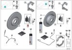 Original BMW F20 F21 116i F22 F23 218i Brake pads Kampas Rem Depan - Image 3