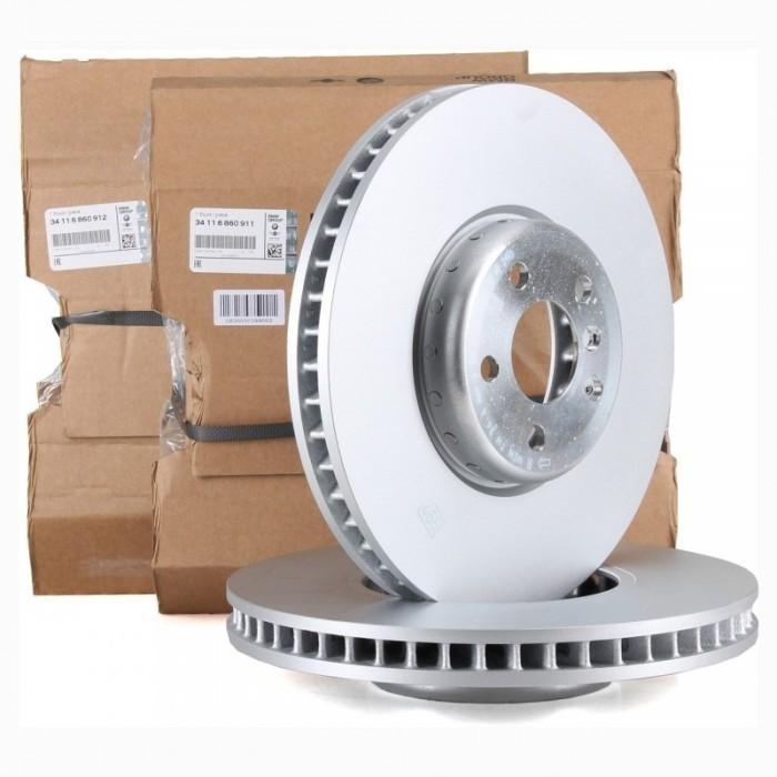 34116860911-912_A BMW G01 X3 G02 X4 G05 X5 I20 iX Brake Disc Piringan Rem Cakram Depan - Image 1