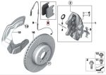 Original BMW F30 F32 M Performance Brake pads / Kampas Rem Depan - Gambar 4