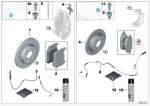 Original BMW G20 320i Brake pads Kampas Rem DEPAN 34116890553 - Image 3