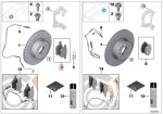 Ori BMW F10 520i 523i 528i Brake Pads Kampas Rem Depan 34116858047 - Image 4