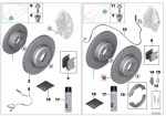 Ori BMW F87 M2 F80 M3 F82 F83 M4 Brake Disc Rem Cakram Belakang KANAN - Image 4