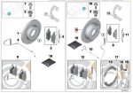 Original BMW E83 X3 Brake Disc Piringan Rem Cakram Belakang - Image 5