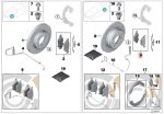 Original BMW E83 X3 Brake pads Kampas Rem Belakang 34213403241 - Image 5
