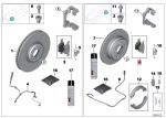 Original BMW E65 E66 730Li 735Li Brake pads Kampas Rem Belakang - Image 4