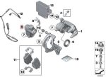 Original BMW E89 Z4 I12 I15 i8 Parking Brake Actuator EMF Rem Parkir - Gambar 4