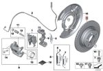 Original BMW F30 328i F32 428i Brake Disc Piringan Rem Cakram Belakang - Image 5