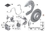 Original BMW G01 X3 G02 X4 Brake Disc Piringan Rem Cakram Belakang - Image 3