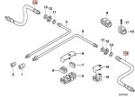Original BMW E38 7 Series Brake Hose Selang Pipa Rem ABS DSC Belakang - Image 5