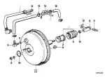 Original BMW E28 E30 Brake Booster Rem Servo Unit 34331157416 - Gambar 4