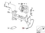 Original BMW E39 Brake Pad Sensor Aus Kampas Rem Belakang 34351163066 - Image 4