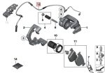 Original BMW F01 F02 Brake Pads Wear Sensor Kampas Rem Belakang - Gambar 5