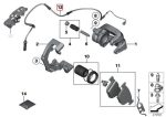 Original BMW E65 E66 Brake Pad Sensor Kampas Rem BELAKANG 34356778038 - Image 4