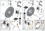 Original BMW E70 X5 E71 X6 Pre-LCI Brake Pad Sensor Kampas Rem Depan - Image 6
