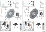 Ori BMW F06 F12 F13 Brake Pad Sensor Kampas Rem BELAKANG 34356791962 - Image 5