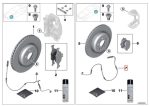 BMW G05 X5 G06 X6 G07 X7 Brake Pads Wear Sensor Kampas Rem Belakang - Image 5