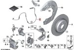 Original BMW G20 G21 G29 Z4 Brake Pads Wear Sensor Kampas Rem Belakang - Image 5