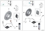 Original MINI F55 F56 F57 F60 Brake Pad Sensor Kampas Rem Depan - Gambar 6