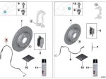 Original BMW F40 F44 F48 X1 Brake Pads Wear Sensor Kampas Rem DEPAN - Image 5