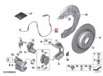 BMW G30 G31 G12 G14 G15 G16 F90 Brake Pad Sensor Kampas Rem Belakang - Image 5
