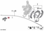 Original BMW F30 F32 F87 M2 F80 M3 F82 F83 M4 Clip Kabel Rem Tangan - Image 5