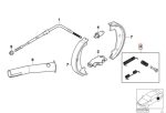 Original BMW E46 E90 E91 E92 E93 Per Pegas Untuk Kampas Rem Tangan - Image 4