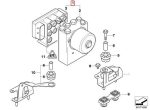 Original BMW E36 E46 ABS ASC Modul Control Unit + Hydraulic Hydro - Image 5