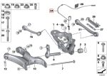 Original BMW E70 F15 X5 Sensor ABS / DSC Pulse Wheel Sensor Belakang - Image 4