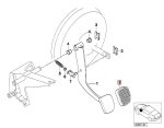 Original BMW E36 F87 M2 Karet Pedal Rem Transmisi Manual 35211160658 - Image 4