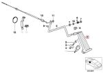 Original BMW E36 Z3 Accelarator Pedal Assy Pedal Gas 35411158660 - Image 5