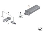 BMW F06 F07 F10 F12 Control Unit RDC Modul Sensor Tekanan Udara Ban - Image 4
