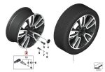 MINI Countryman JCW Circuit Spoke Wheel 592 19" Jet Black Two tone - Image 5