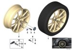 BMW G14 G15 G16 840i 850i M Performance 763M 20 Gold Velg Belakang - Image 3