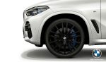 Original BMW G05 X5 Velg M Performance 742M 22" Jet Black Solid DEPAN