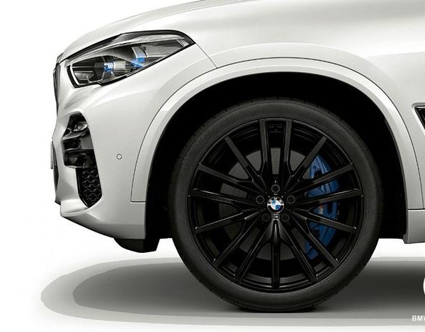 Original BMW G05 X5 Velg M Performance 742M 22" Jet Black Solid DEPAN