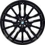 Original BMW G05 X5 Velg M Performance 742M 22" Jet Black Solid DEPAN - Image 3