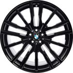 Original BMW G05 X5 Velg M Performance 742M 22" Black Solid BELAKANG - Image 3