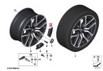 Ori BMW G70 735i Penutup Dop Tutup Pinggiran Velg Black Style 907M - Image 6