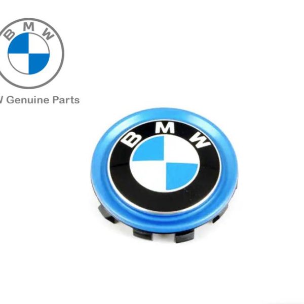 Original BMW i3 i8 iX EV Wheel Hub Cap Dop Roda Biru Mobil Listrik
