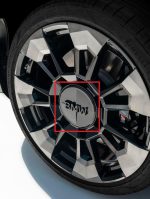 Original BMW G09 XM Dop Roda Hitam untuk Velg Style 923 M - Image 3