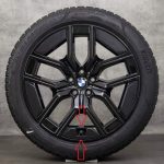 BMW G70 735i Penutup Dop Logo M Tutup Pinggiran Velg Black Style 907M - Image 5