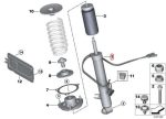 Original BMW F15 X5 F16 X6 VDC Shock Absorber Adaptive Belakang KANAN - Image 5