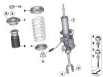 Original BMW F26 X4 VDC Shock Absorber DEPAN KIRI 37116797026 - Image 5